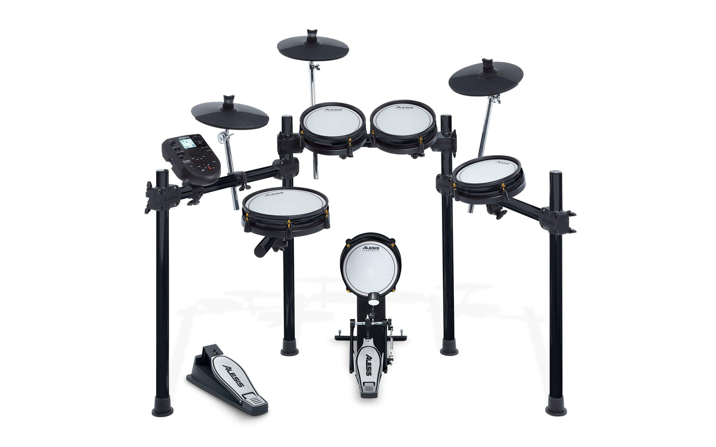 Alesis SURGESEKIT 8 Pieces Electronic Drum Kit W/Mesh Heads – Special Edition