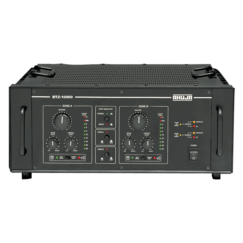Ahuja BTZ10000 PA Amplifier 500W+500W RMS PA