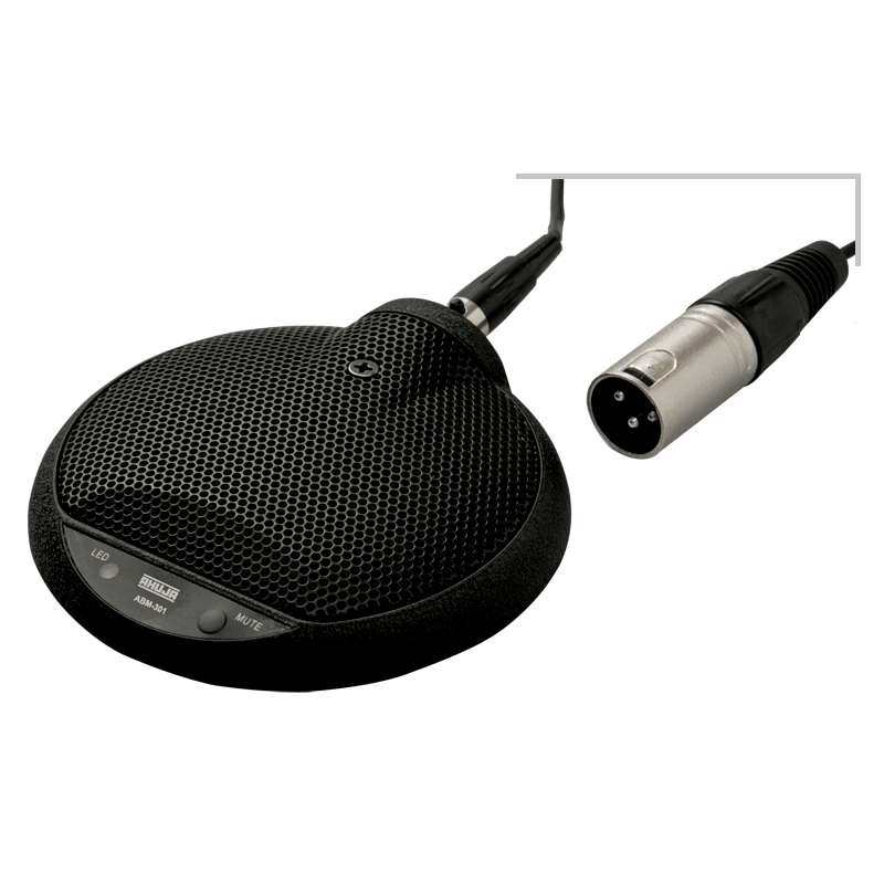 Ahuja ABM301M Microphone boundary omnidirectional with 5.8M Cable