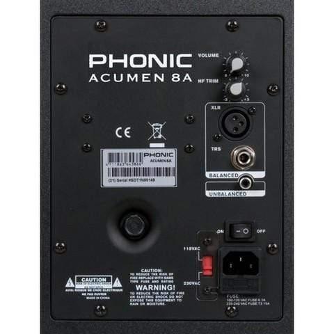 Phonic ACUMEN8A 200 WATT 8" STUDIO MONITOR RED (PC)