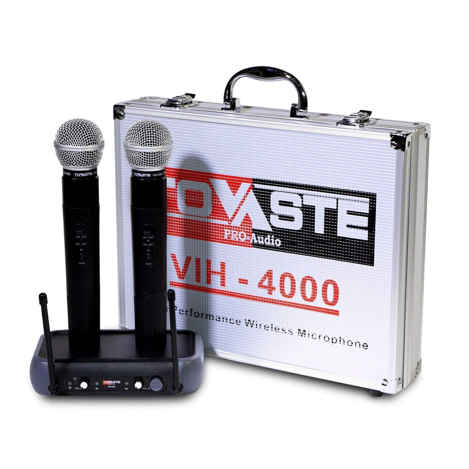 Tovaste (Tolaye) Dual Handheld Wireless Mic VHF VIH4000