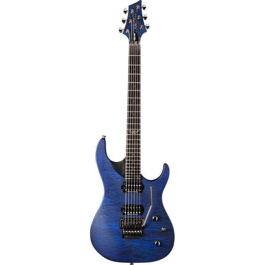 Washburn Parallaxe XM Series Solid-Body Electric Guitar - Quilt Trans Blue (Display Piece)